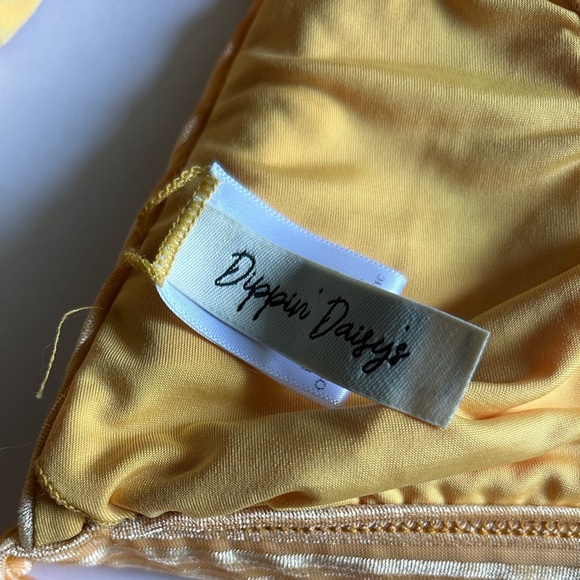 Dippin Daisy’s Festival Top‎ in Orange Ribbed Velvet - Picture 10 of 10